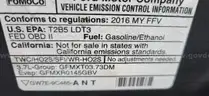 2016 FORD EXPLORER 4X4 POLICE INTERCEPTOR/DS18064/96865/KSP/SP6869