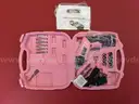 Stalwart Pink Cordless Drill with Case/PRE-OWNED/DS18101/96953/TSA