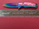 Iridescent Folding Knife/PRE-OWNED/DS18108/96994/TSA
