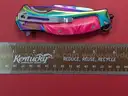Iridescent Folding Knife/PRE-OWNED/DS18108/96994/TSA