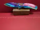 Iridescent Folding Knife/PRE-OWNED/DS18108/96994/TSA