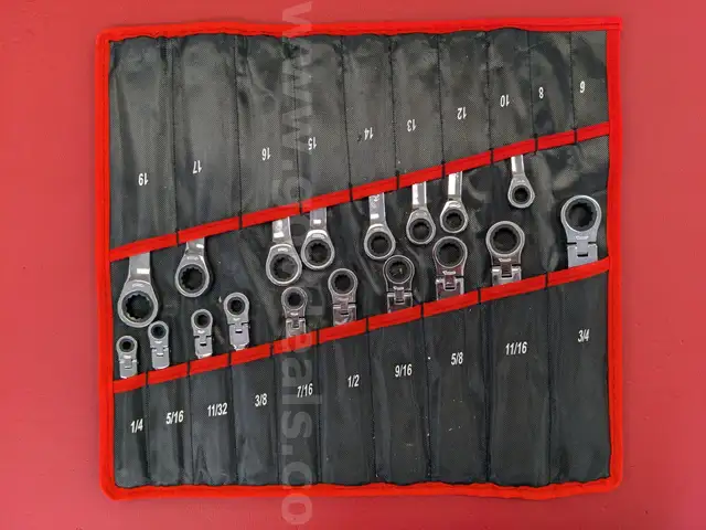 18 Ratcheting Wrenches-Metric and SAE/PRE-OWNED/DS18108/96993/TSA