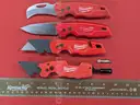 4 Milwaukee Fastback Utility Knives/PRE-OWNED/DS18111/97028/TSA