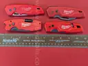 4 Milwaukee Fastback Utility Knives/PRE-OWNED/DS18111/97028/TSA