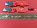 4 Milwaukee Fastback Utility Knives/PRE-OWNED/DS18115/97040/TSA