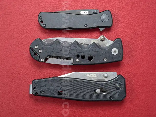 3 SOG Knives/PRE-OWNED/DS18121/97067/TSA