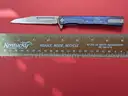 Ocaso Solstice Lightning Strike Titanium S35VN Knife/PRE-OWNED/DS18125/97079/TSA