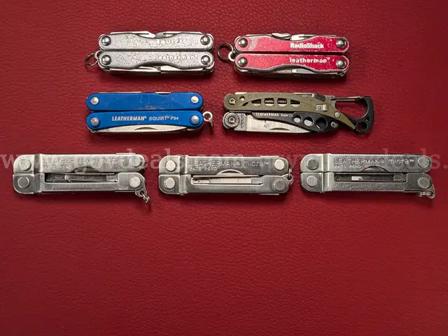 7 Leatherman Mini Multi-Tools/PRE-OWNED/DS18127/97085/TSA