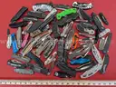 12.8 Pound Lot of Various Brand Knives/PRE-OWNED/DS18127/97083/TSA