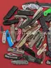 12.8 Pound Lot of Various Brand Knives/PRE-OWNED/DS18127/97083/TSA