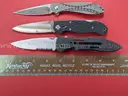 3 CRKT Knives/PRE-OWNED/DS18132/97107/TSA
