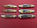 6 Schrade Uncle Henry Knives/PRE-OWNED/DS18132/97104/TSA