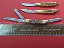 6 Schrade Uncle Henry Knives/PRE-OWNED/DS18132/97104/TSA