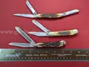 6 Schrade Uncle Henry Knives/PRE-OWNED/DS18132/97104/TSA