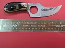 White Knuckler Fixed Blade Knife with Sheath/PRE-OWNED/DS18133/97118/TSA