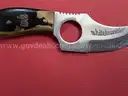 White Knuckler Fixed Blade Knife with Sheath/PRE-OWNED/DS18133/97118/TSA