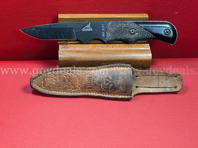 Gerber S30V Fixed Blade Knife with Sheath/PRE-OWNED/DS18133/97111/TSA