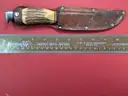 RJ Richter Fixed Blade Knife with Sheath/PRE-OWNED/DS18133/97116/TSA
