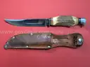 RJ Richter Fixed Blade Knife with Sheath/PRE-OWNED/DS18133/97116/TSA