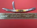 Case XX 6347 Medium Stockman Amber Bone Knife/PRE-OWNED/DS18135/97124/TSA
