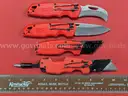 4 Milwaukee Fastback Utility Knives/PRE-OWNED/DS18135/97121/TSA