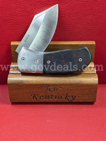 Wooden Handle Pocket Knife/PRE-OWNED/DS18143/97170/TSA