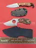 6 Fixed Blade Knives with Sheaths/PRE-OWNED/DS18145/97197/TSA