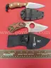 6 Fixed Blade Knives with Sheaths/PRE-OWNED/DS18145/97197/TSA