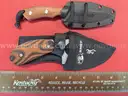 6 Fixed Blade Knives with Sheaths/PRE-OWNED/DS18145/97197/TSA