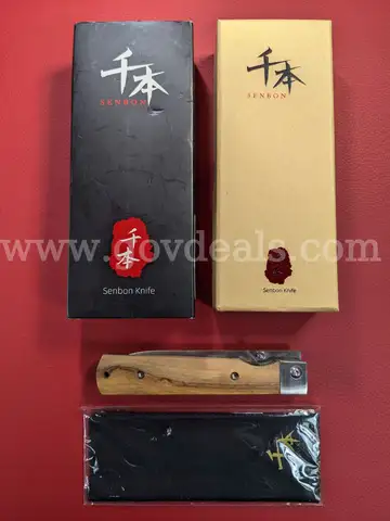 Senbon 440A Japanese Folding Knife/PRE-OWNED/DS18197/97416/TSA