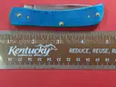 Case XX 6137 Sod Buster Jr. Caribbean Blue Knife/PRE-OWNED/DS18201/97435/TSA