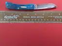 Case XX 6137 Sod Buster Jr. Caribbean Blue Knife/PRE-OWNED/DS18201/97435/TSA