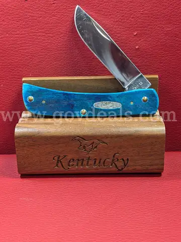 Case XX 6137 Sod Buster Jr. Caribbean Blue Knife/PRE-OWNED/DS18201/97435/TSA