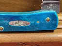 Case XX 6137 Sod Buster Jr. Caribbean Blue Knife/PRE-OWNED/DS18201/97435/TSA