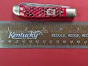 Kissing Crane KC5106 Red Trapper Knife/PRE-OWNED/DS18203/97474/TSA