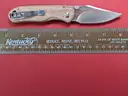 Kizer Azo Drop Bear 2 Micarta Nitro V Knife/PRE-OWNED/DS18203/97472/TSA