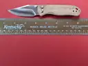 Kizer Azo Drop Bear 2 Micarta Nitro V Knife/PRE-OWNED/DS18203/97472/TSA