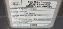 2012 FORD ESCAPE 4X4/DS18212/97516/EEC/KW8865
