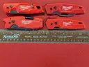 4 Milwaukee Fastback Utility Knives/PRE-OWNED/DS18226/97578/TSA