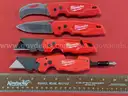 4 Milwaukee Fastback Utility Knives/PRE-OWNED/DS18226/97578/TSA