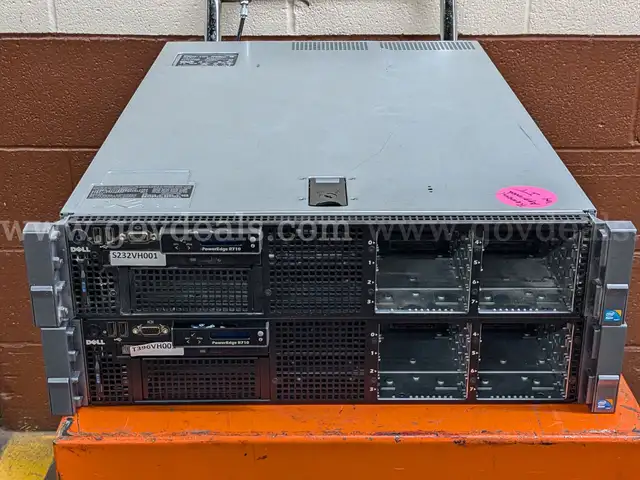 2 Dell PowerEdge R710 Rack Servers/PRE-OWNED/DS18245/97698/TSA
