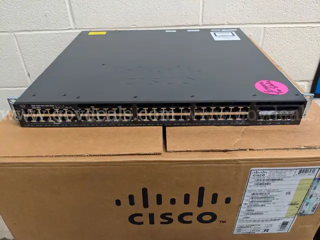 5 Cisco WS-C3650-48PS-S 48 Port Switches/PRE-OWNED/DS18245/97696/TSA