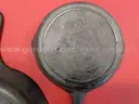 7 Various Cast Iron Pans/PRE-OWNED/DS18245/97693/TSA