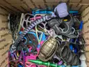 12.8 Pound Lot of Keyrings-Knuckles/PRE-OWNED/DS18251/97736/TSA