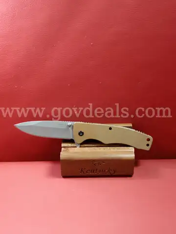 Cabela's Low Pro EDC Folding 440AHC Knife/PRE-OWNED/DS18279/97846/TSA