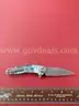 Zingbee G10 Damascus Steel Blade Folding Knife with Abalone Shell Handle/PRE-OWNED/DS18306/97901/TSA