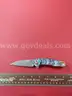 Zingbee G10 Damascus Steel Blade Folding Knife with Abalone Shell Handle/PRE-OWNED/DS18306/97901/TSA