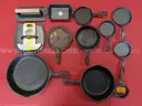 10 Various Cast Iron Pans/PRE-OWNED/DS18305/97894/TSA