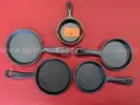 10 Various Cast Iron Pans/PRE-OWNED/DS18305/97894/TSA