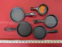 10 Various Cast Iron Pans/PRE-OWNED/DS18305/97894/TSA